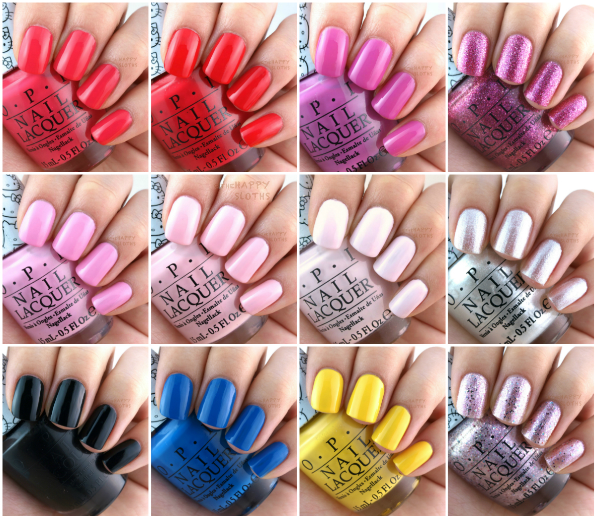 OPI Hello Kitty Collection: Review and Swatches | The Happy Sloths ...