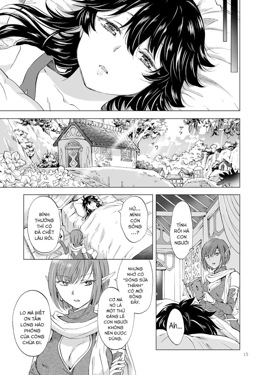 HentaiVN.net - Ảnh 16 - Tuyển tập Yuri Oneshot - Chap 126: Seinaru Chichi no Elf Hime