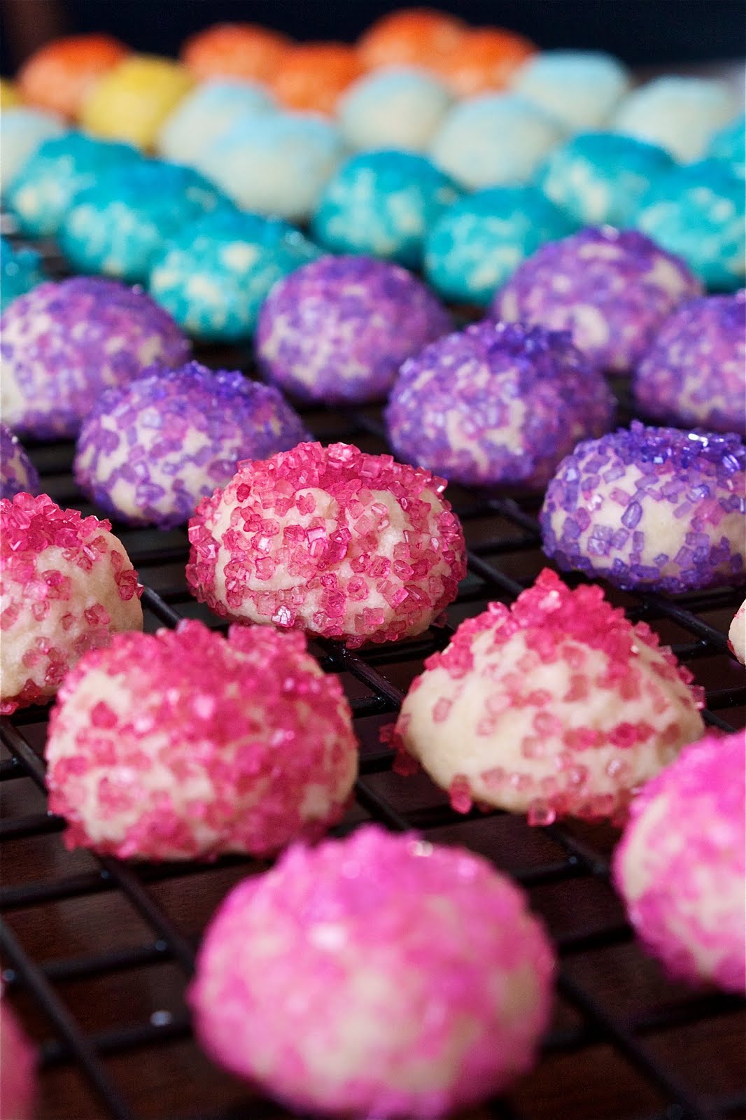 CosmoCookie Glitter Ball Cookies with Creamy Ginger Filling
