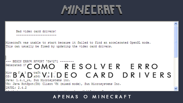 Bad Video Card Drivers Для Майнкрафт Bad Video Card Drivers Для Майнкрафт