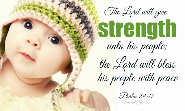 Strength, Blessing, Peace Bible Quote