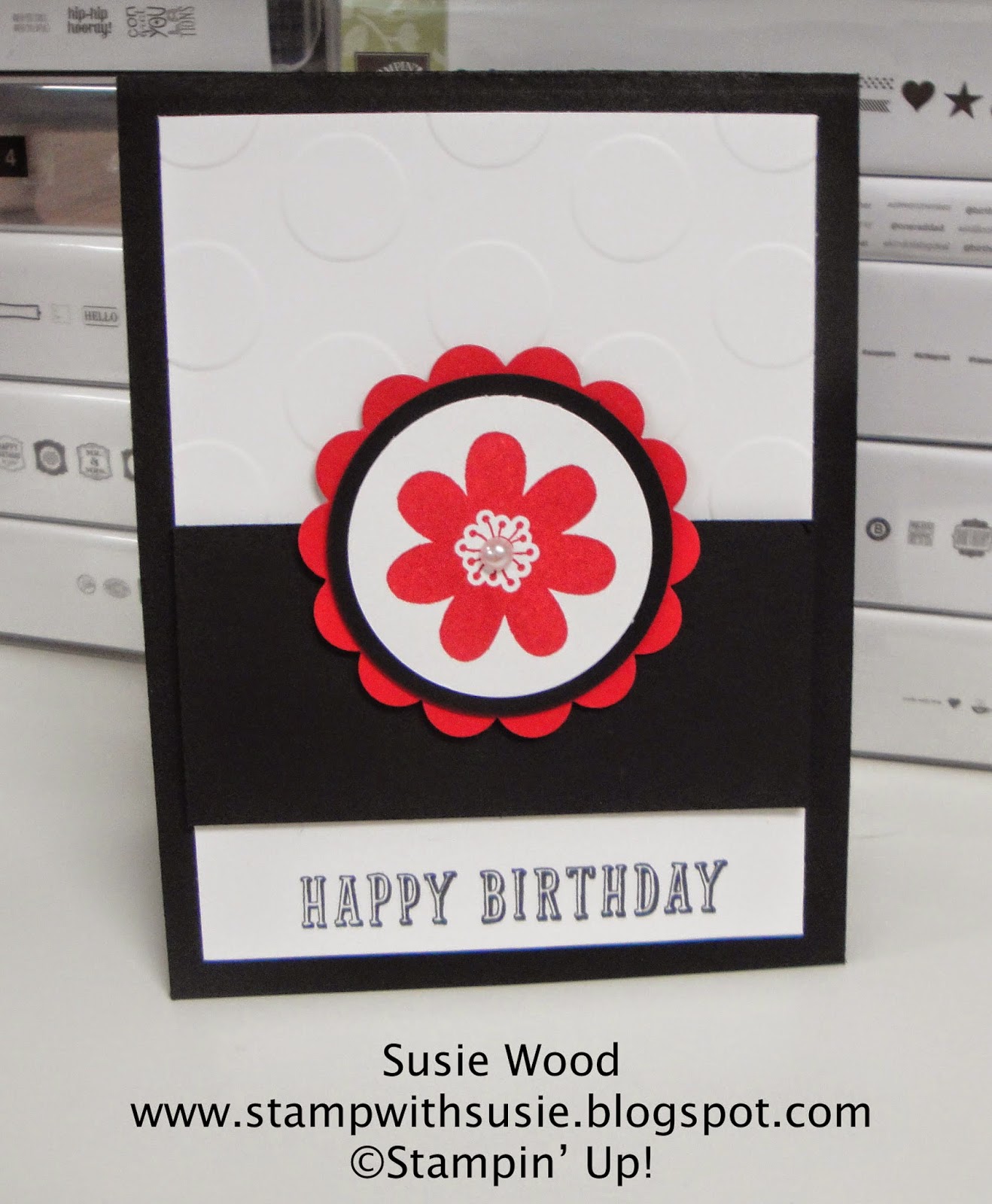 Stamp with Susie: Happy Birthday to you! My dear sister Julie!!!