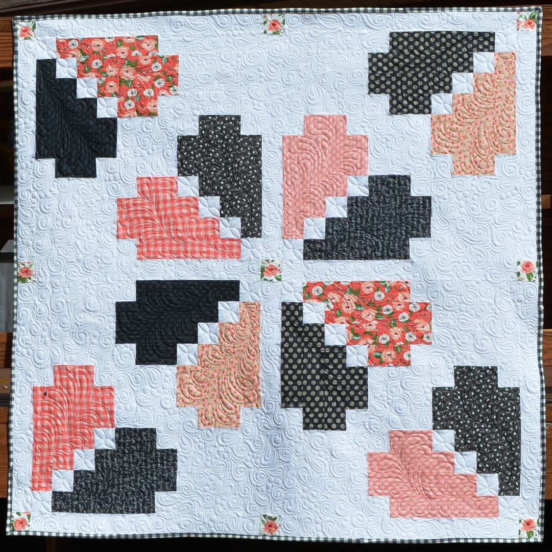 Well I Am Super Excited To Have Finished Quilting And Binding Both Quilts Now Can Share Them So First Up Petal Pop Just Say