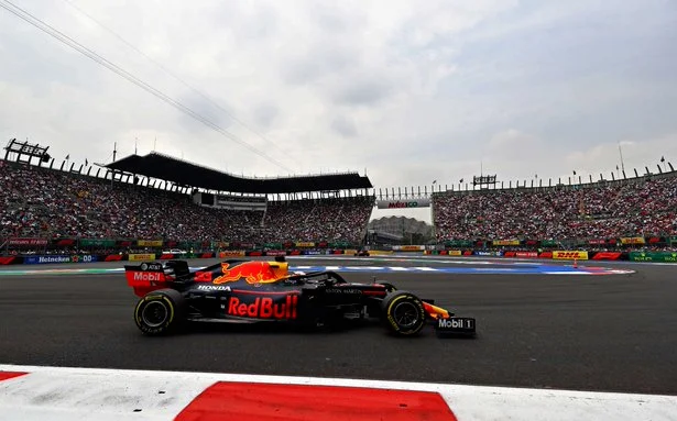 Max Verstappen nelle qualifiche del gran premio del Messico 2019