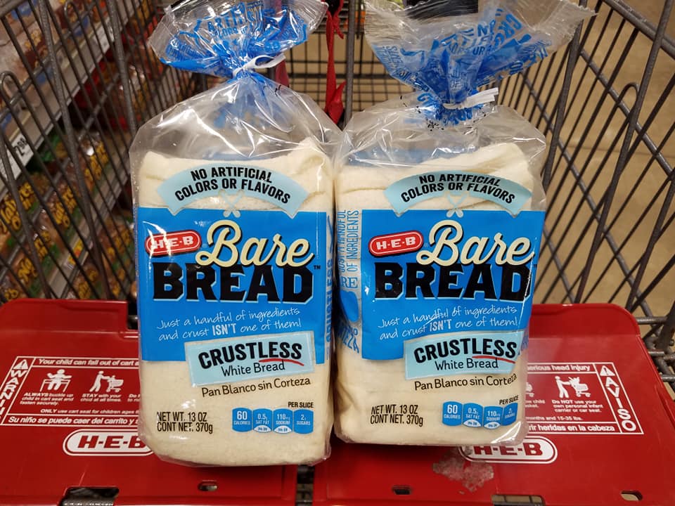 HEB Bare Bread 1.50 Each (Usually 2.48!)