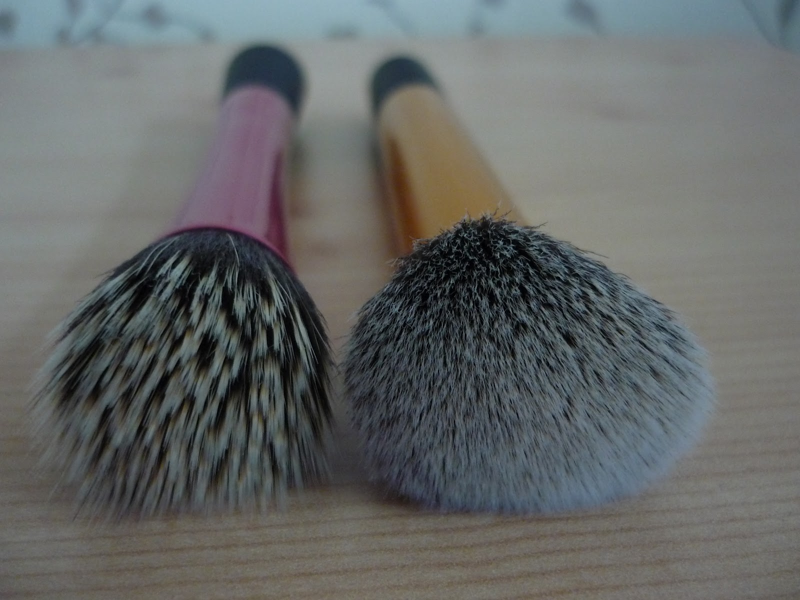 kate's beauty blog! Real Techniques Buffing Brush VS. Stippling Brush