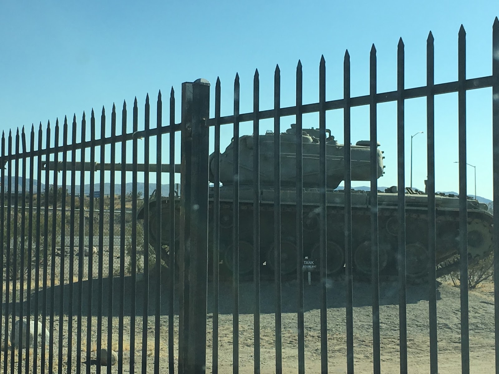 Endless LA and wasteland with surprise General Patton Museum