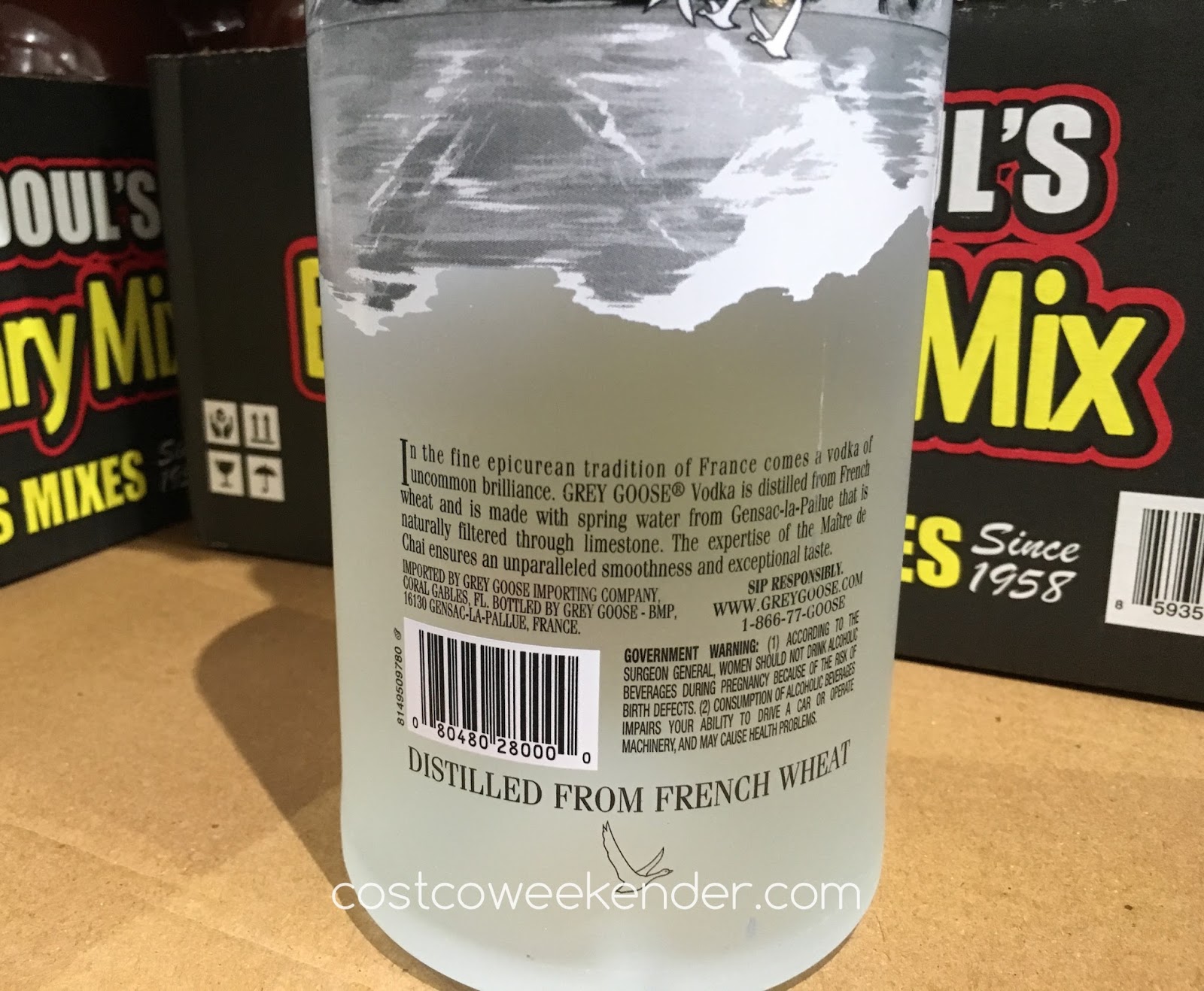 Grey Goose Vodka (1.75 L) Costco Weekender