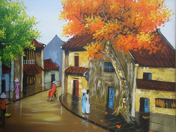 Tranh phố cổ Hội An