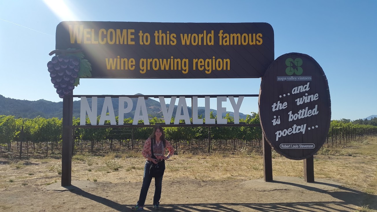 Visita a Napa Valley; CA EE.UU.