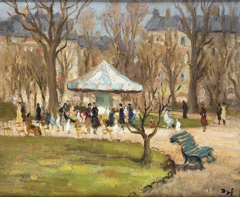 Marcel Dyf 1899-1985 | French  Impressionist painter | En plein air