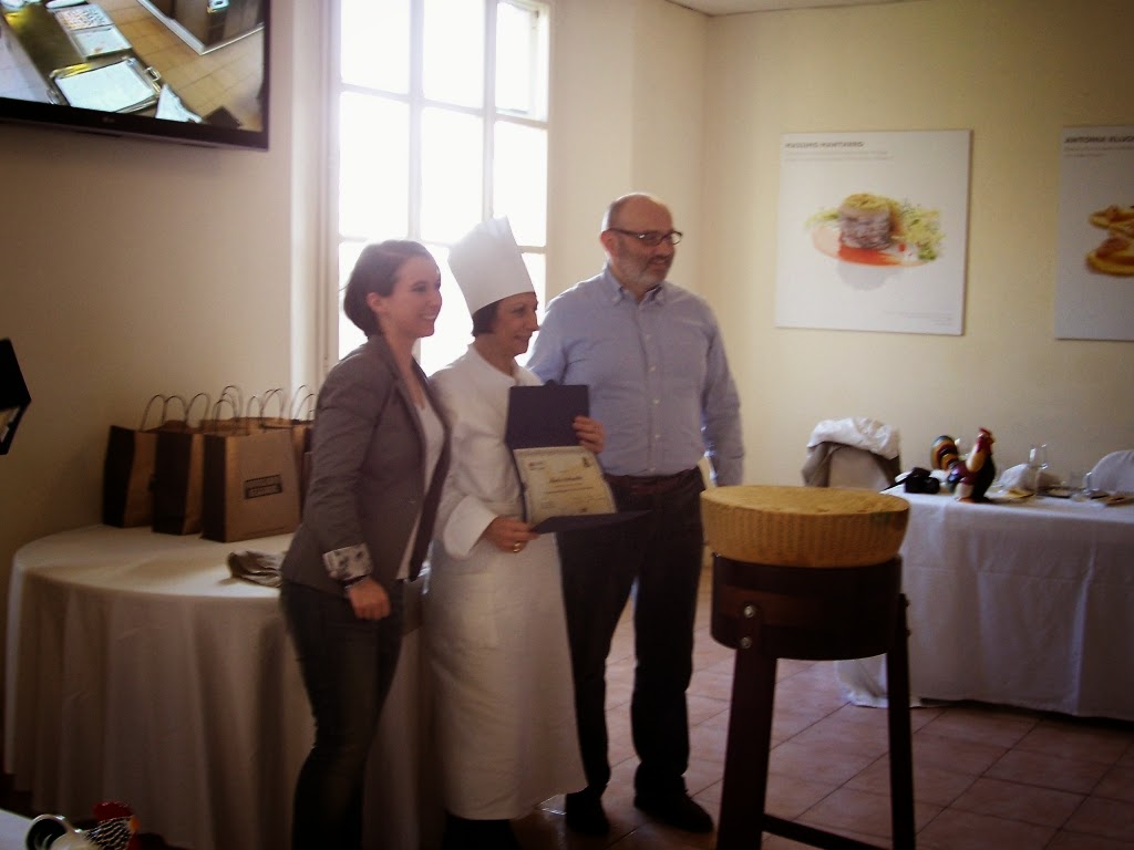 La consegna del diploma alla scuola Internazionale di Cucina Italiana ALMA di Gualtiero Marchesi