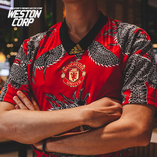 manchester united dragon shirt