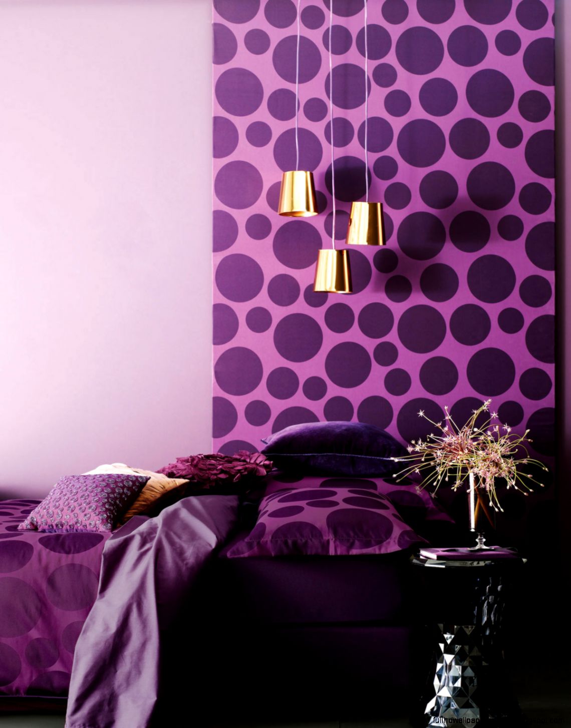 Purple Wallpaper For House Walls