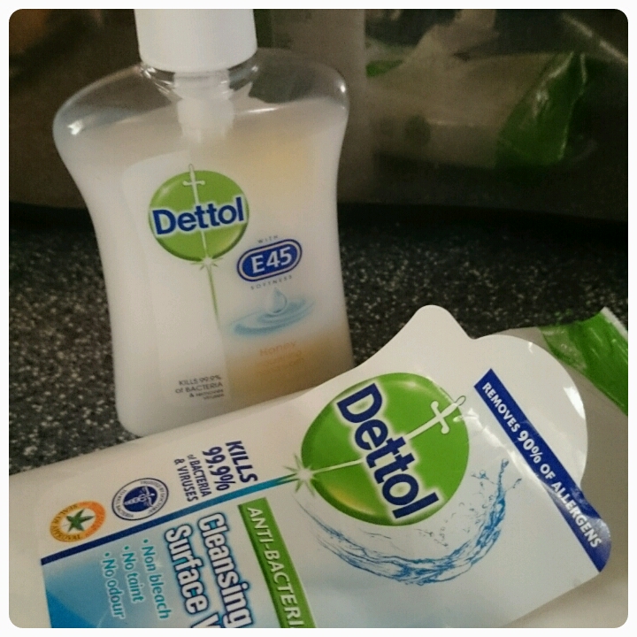 dettol handwash and wipes