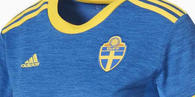 スウェーデン女子代表 EURO2017 ユニフォーム-アウェイ