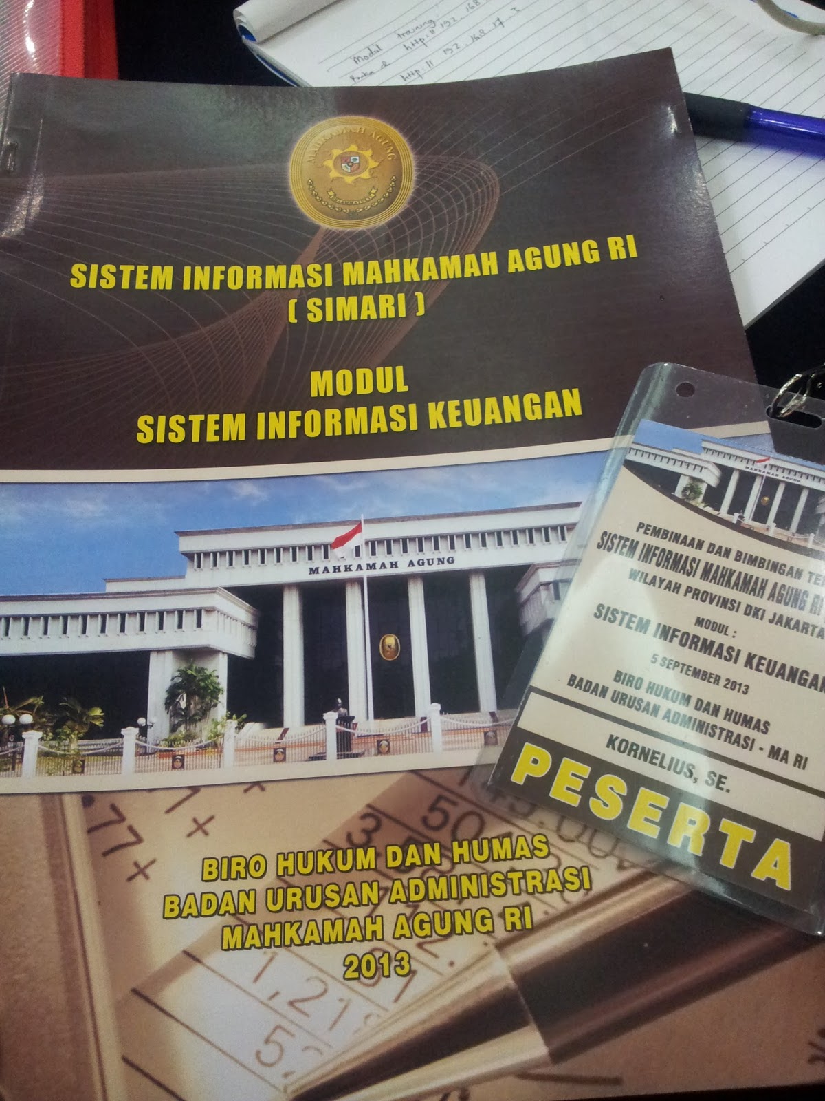 Sistem Infomasi Keuangan Mahkamah Agung Bintek SIMARI