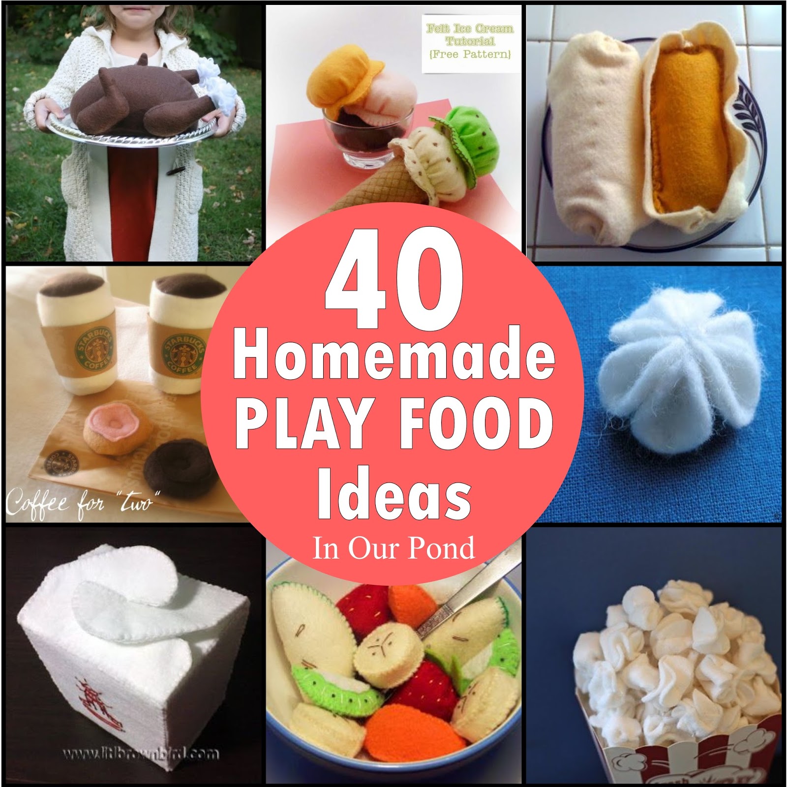 40 Homemade Play Food Ideas