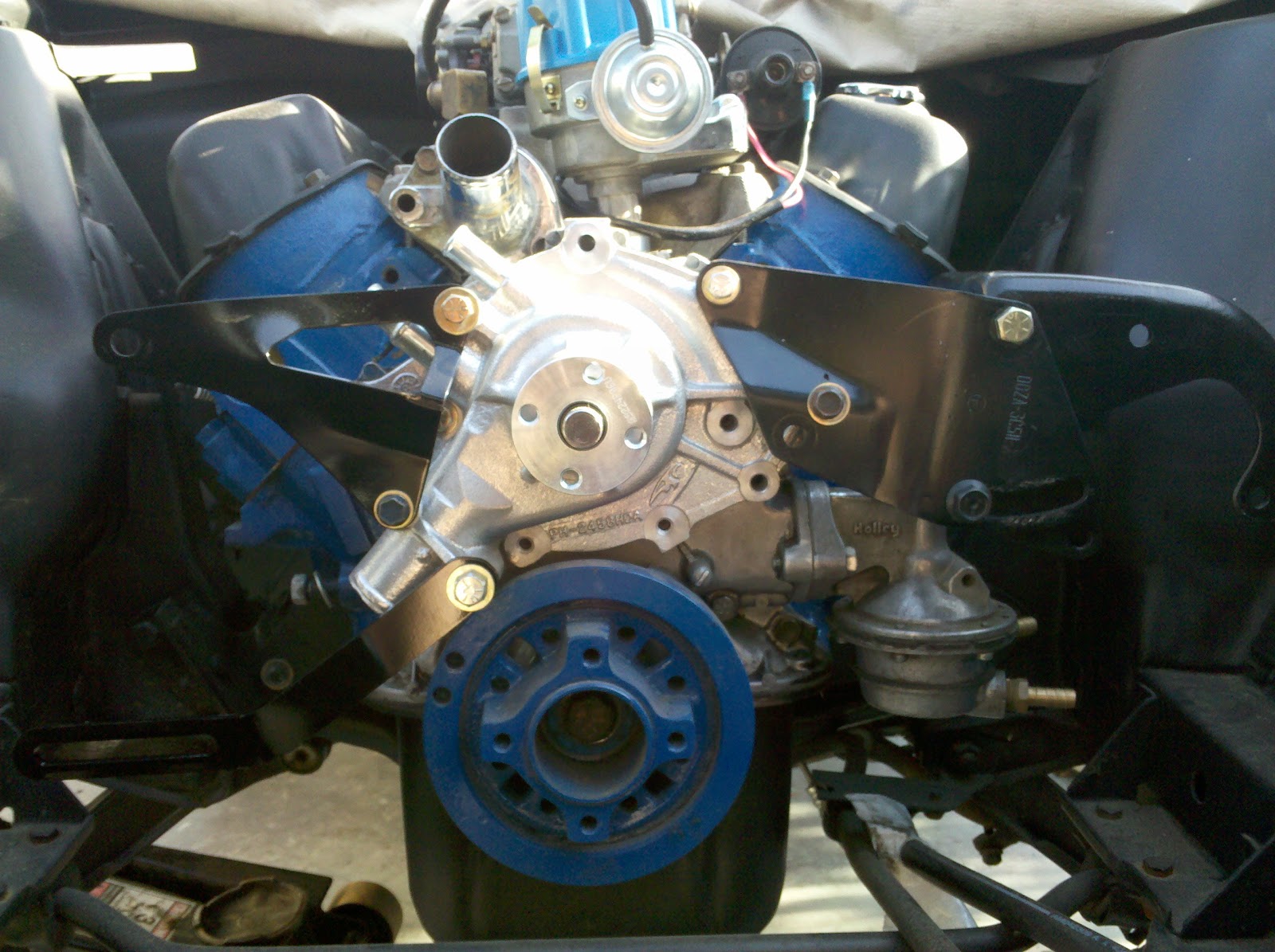 Lelu U0026 39 S 66 Mustang Harmonic Balancer Installed