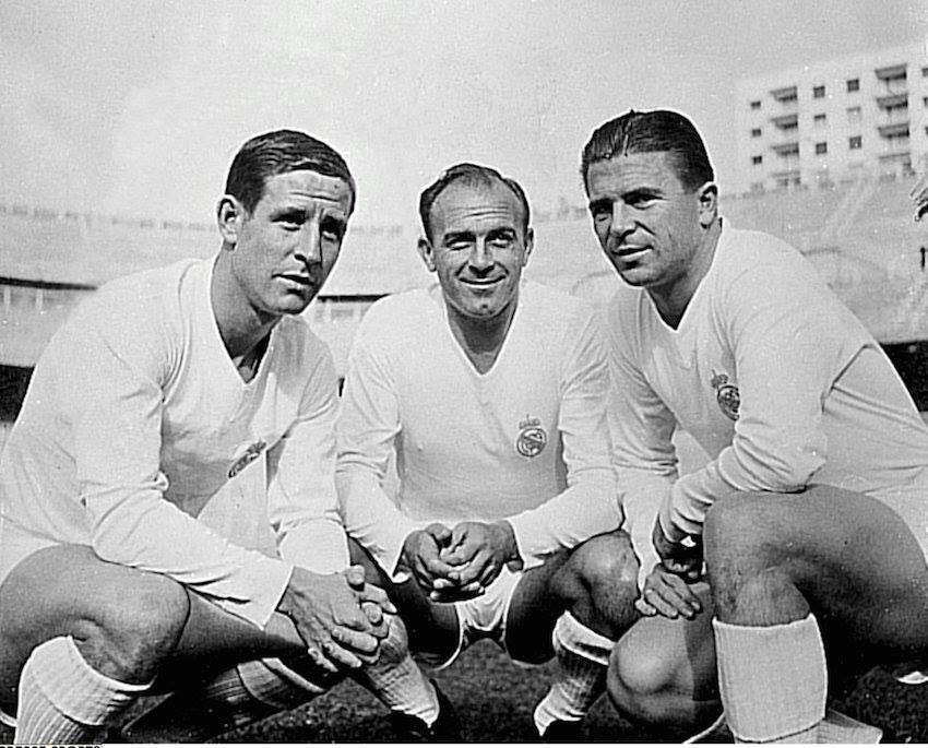 Futbol Español Recopilación Raymond Kopa, Alfredo Di Stéfano y Ferenc