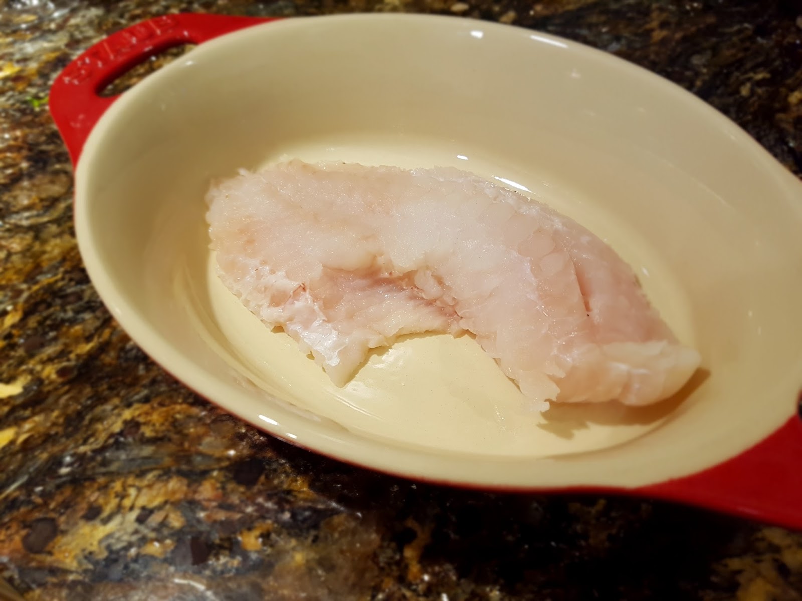 Rock Cod In Oven Proof Dish Rock Cod In Oven Proof Dish