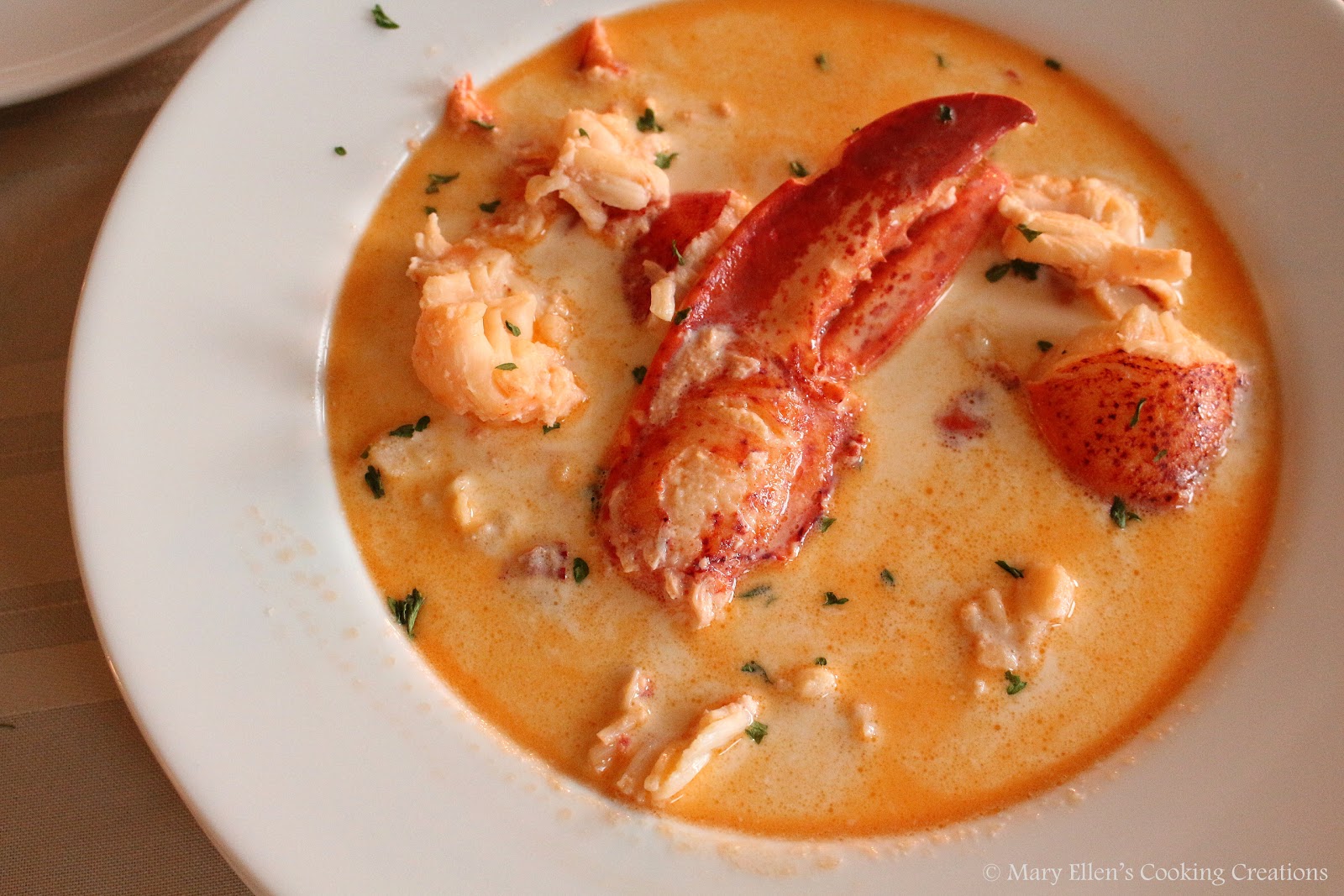 Mary Ellen's Cooking Creations: Maine Lobster Stew