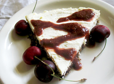 no-bake cherry cheesecake