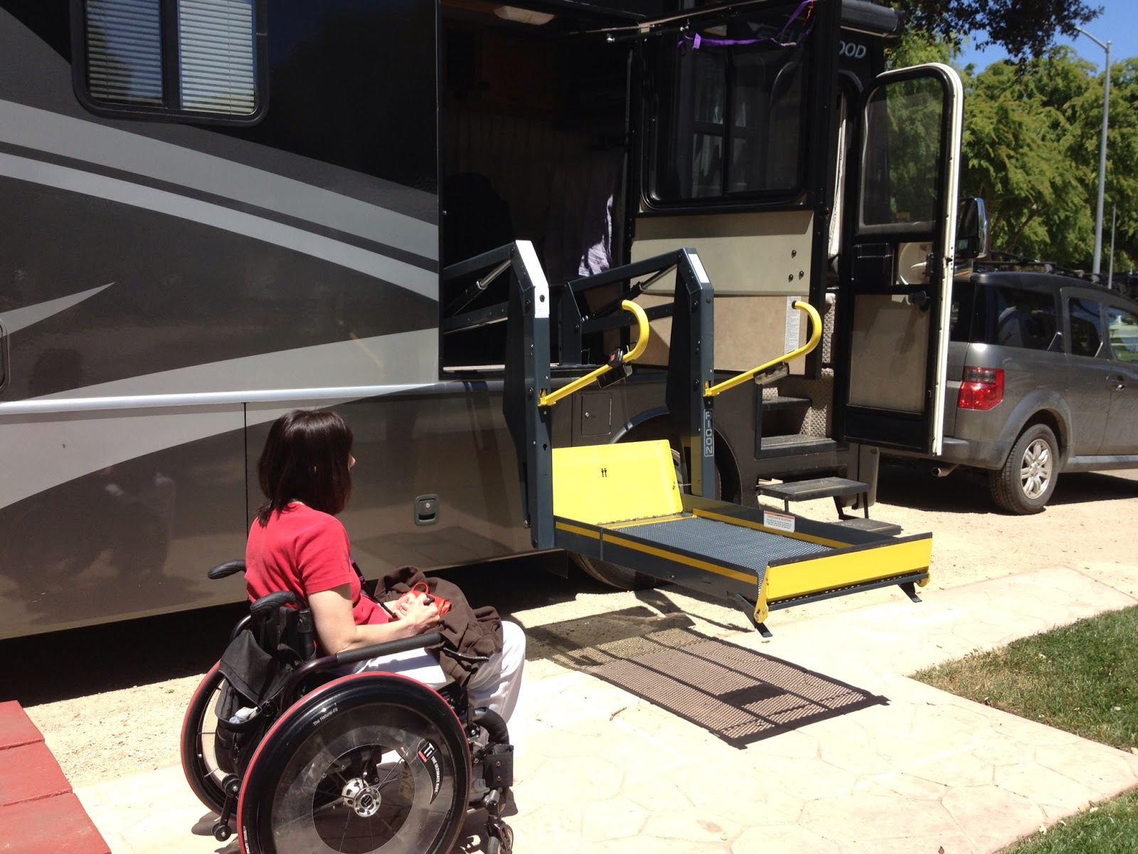 WheelGirl RV Adventures Motorhome Wheelchair Travels The wheelchair