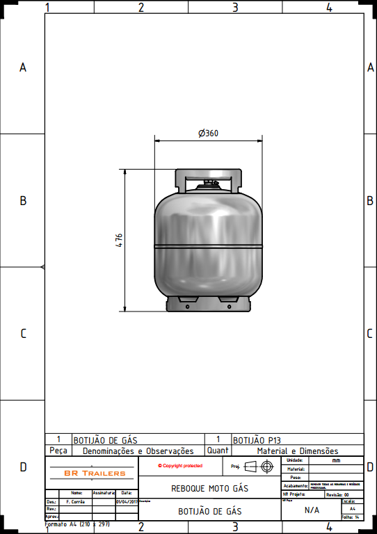 Projetos Reboques Trailer Plans Projeto Carretinha Reboque para Transporte de Gás