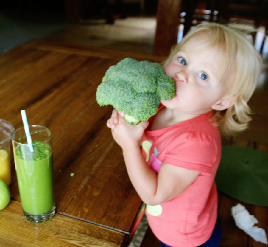Oh Sweet Broccoli Juice PractiGanic Vegetarian Recipes and Organic