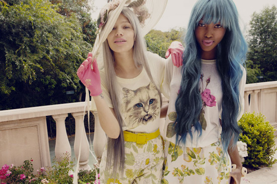 Granny Fashion from Wildfox Couture's new beautiful shoot. 