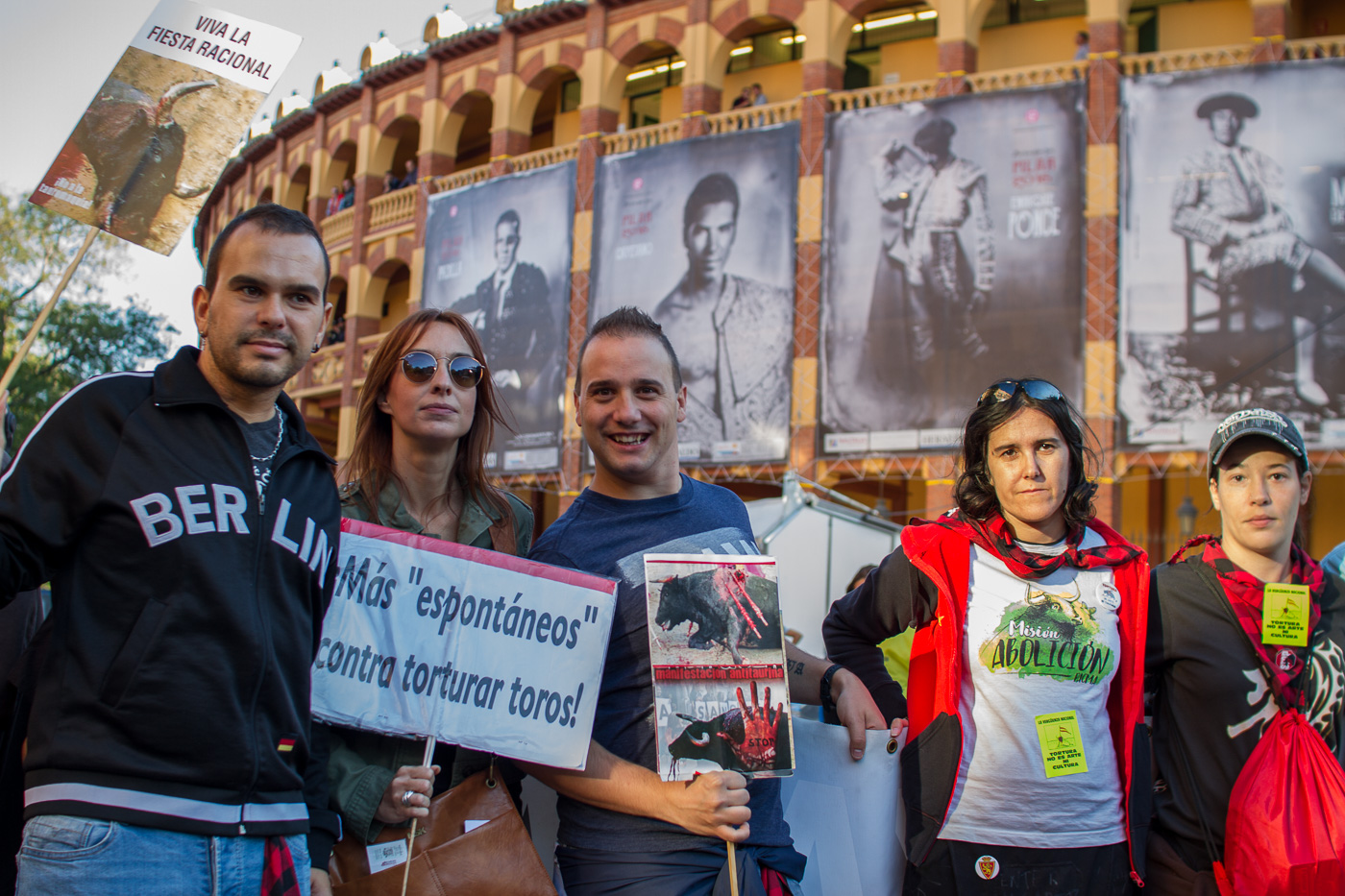 Fiestas del Pilar 2016 Zaragoza - Manifestación Antitaurina - AntiBullfight Zaragoza 
