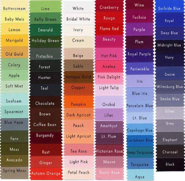 Terkini 21+ Nama Warna Warna Baju