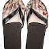 Diseño creativo de sandalias o "chanclas".