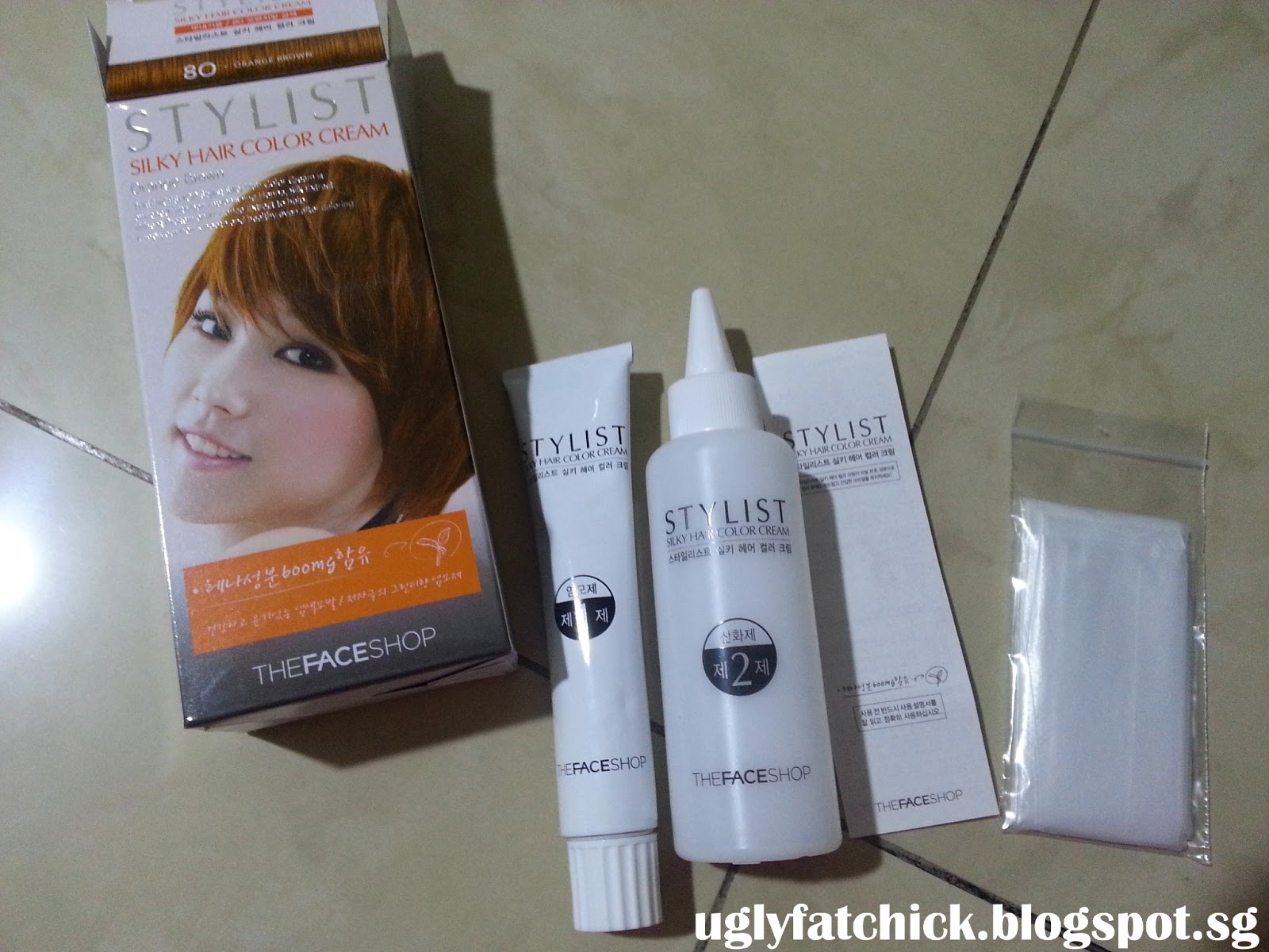UGLYFATCHICK The Face Shop Stylist Silky Hair Color Cream