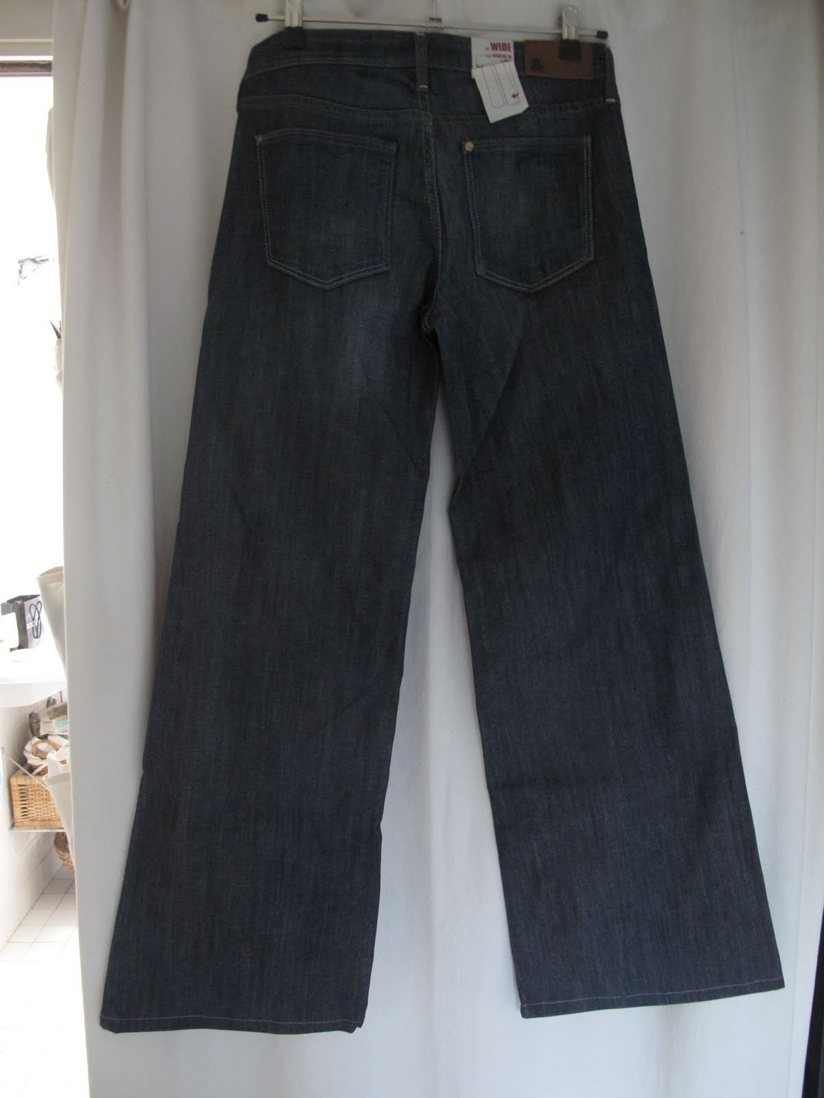 out of my closet H&M wide palazzo jeans