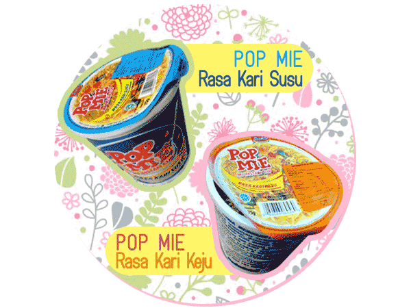 Pop Mie Rasa Kari Susu dan Kari Keju baru.