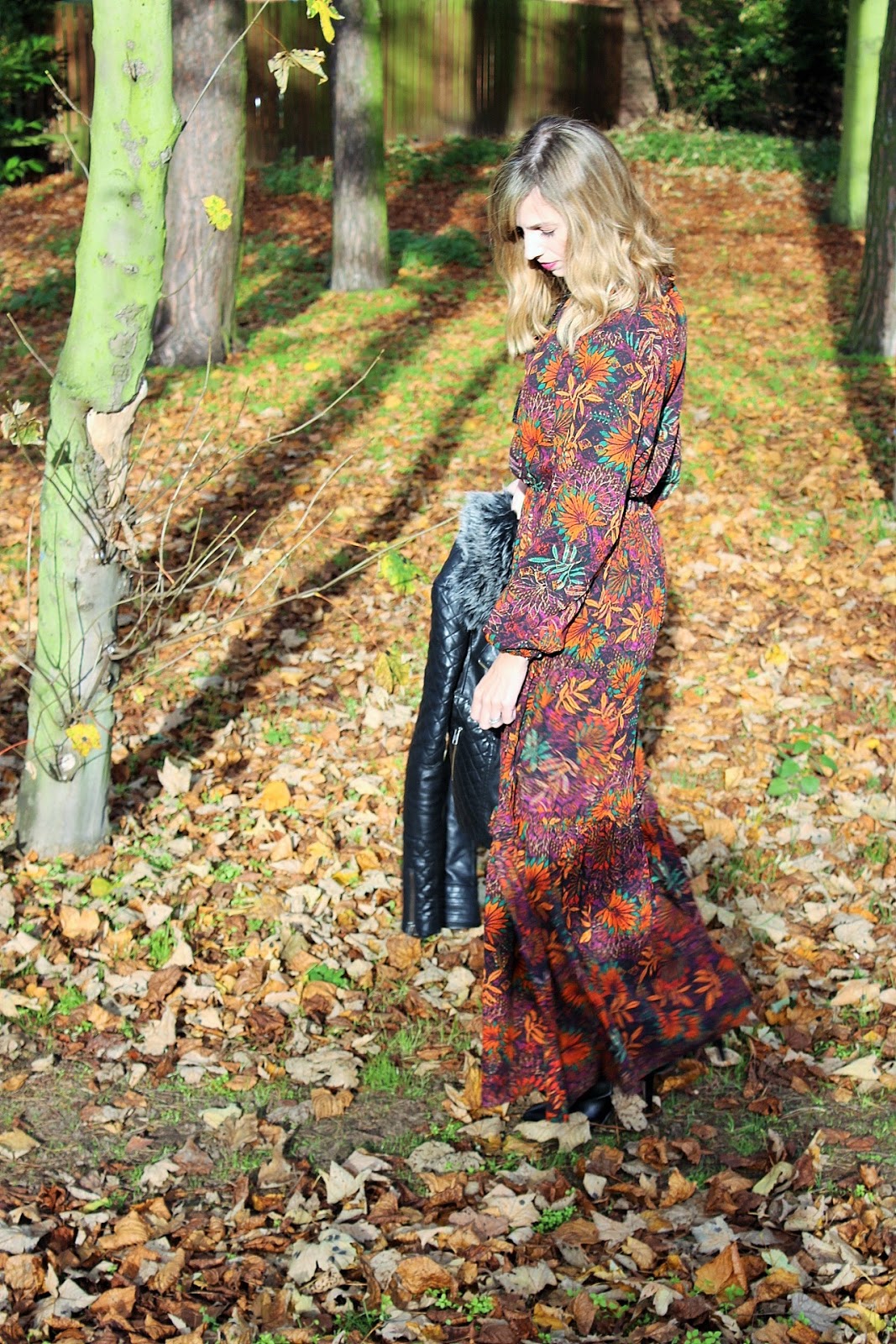 OOTD featuring H&M floral maxi dress - Autumn/Winter 2015