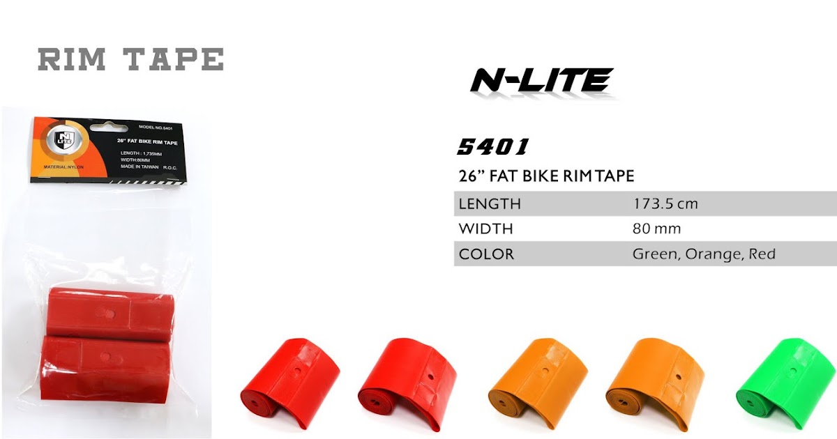 fat bike rim strips green