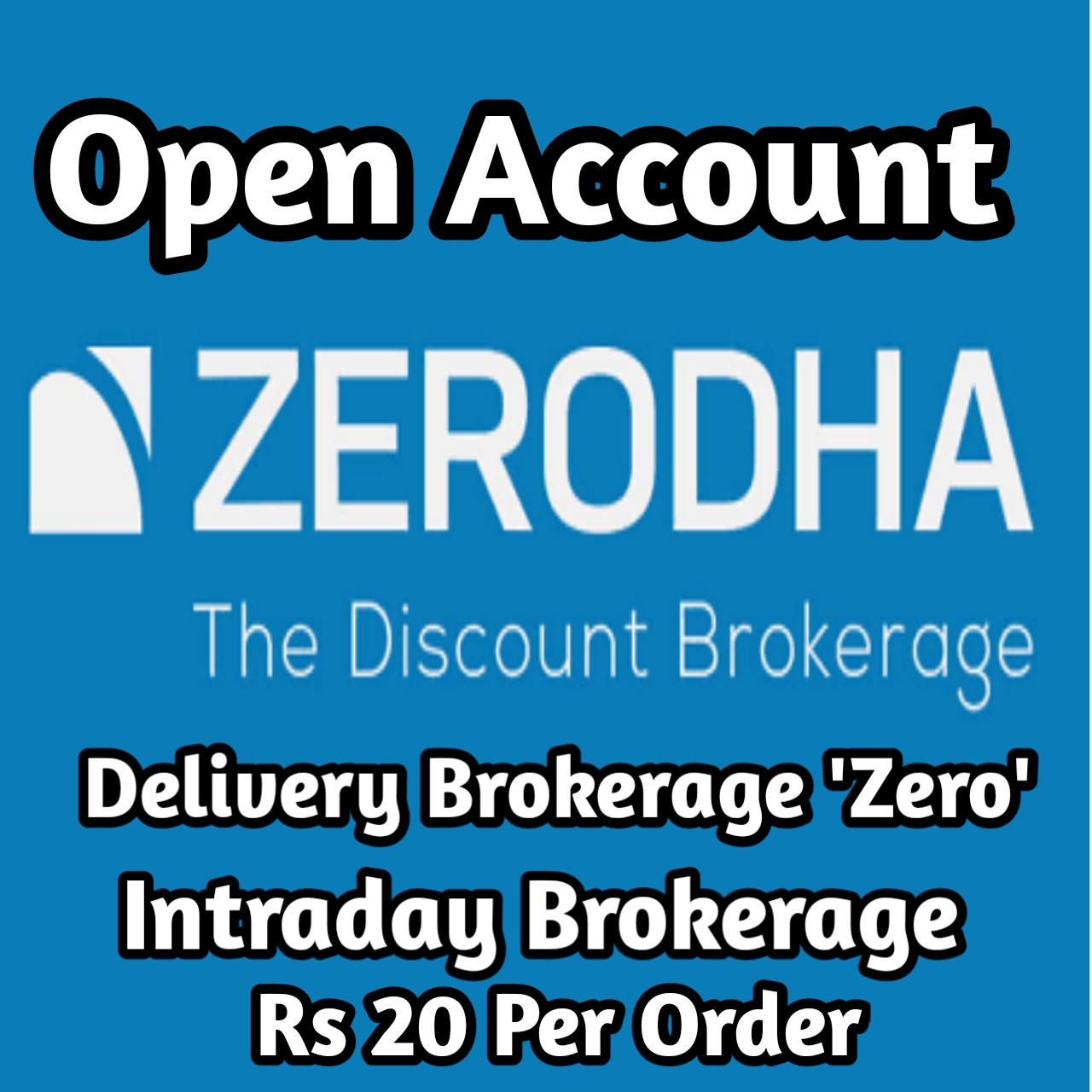 Open Account with Zerodha