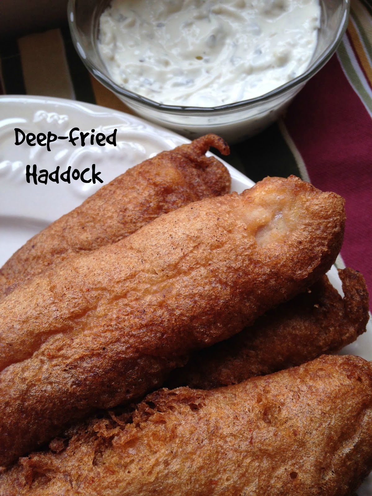 Deepfried Haddock Turnips 2 Tangerines