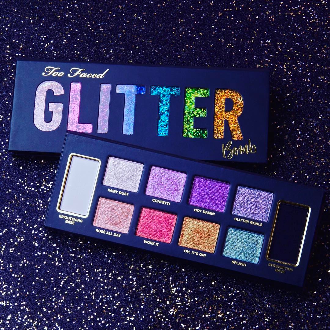 Too Faced is releasing a GLITTER BOMB