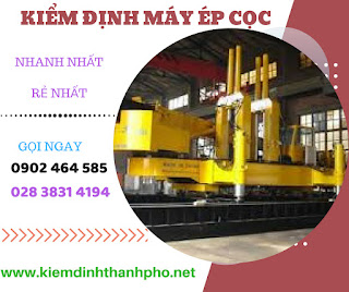 Hình ảnh kiểm định máy ép cọc Hình ảnh kiểm định máy ép cọc