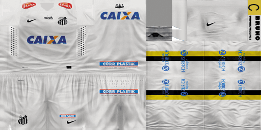 Uniforme Santos 2013 2014 CAIXA WE10 TudodeWe Pes