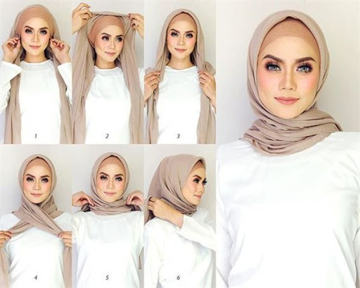 tutorial hijab segi empat simple buat sehari hari terbaru tutorial hijab segi empat simple buat sehari hari terbaru