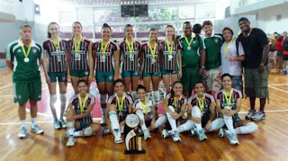 Fluminense Tricampeão Estadual Infantil Feminino de Voleibol de 2010/2011/2012