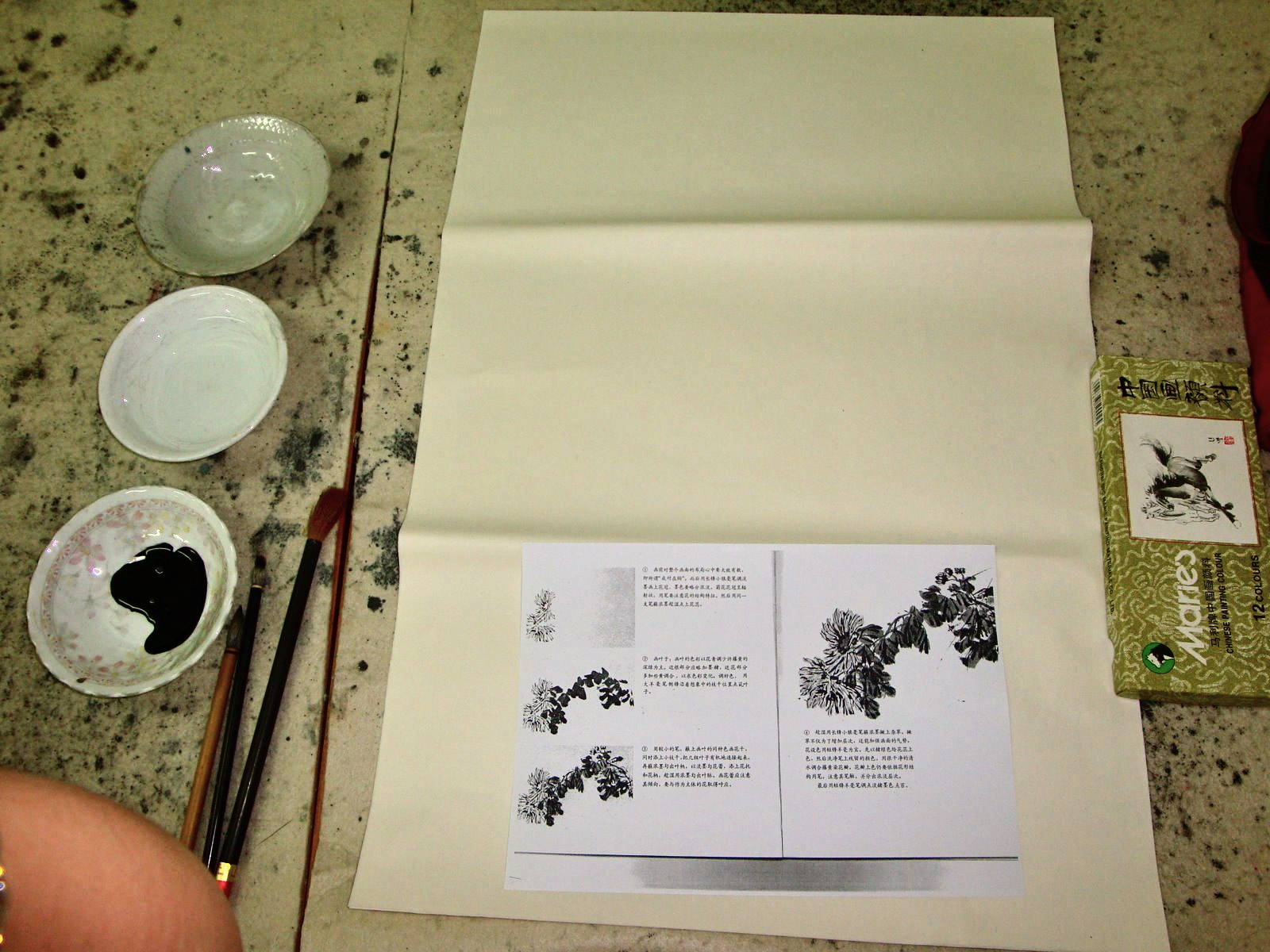 Covered in Stardust Chinese Ink Painting Class Lesson 3