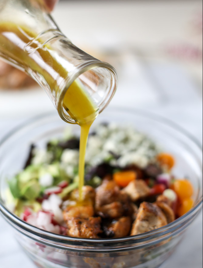 Honey Mustard Chicken Chopped Salad Yummy Recipe Cooking