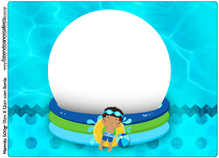 Fiesta en la Piscina, Niño Moreno: Etiquetas para Candy Bar para Imprimir Gratis. Etiquetas de Fiesta en la Piscina, Niño Moreno para imprimir gratis.