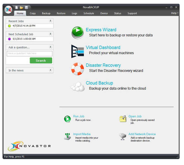 Torrent Novabackup Professional V1420